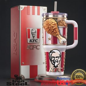 KFC Kentucky Fried Chicken Colonel Sanders Original Recipe Fast Food Tumbler