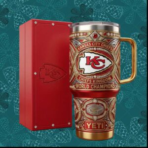 Kansas City Chiefs Chiefs Kingdom World Champions Football Gifts for Men Tumbler