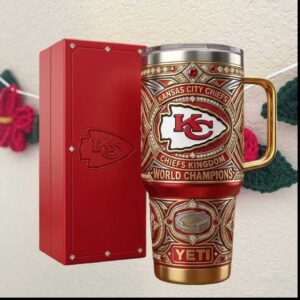 Kansas City Chiefs World Champions Chiefs Kingdom Super Bowl Jewelry Tumbler