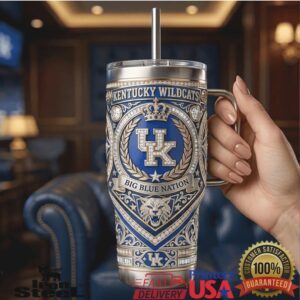 Kentucky Wildcats Big Blue Nation 1865 Legacy Collector 40oz Insulated Handle Travel