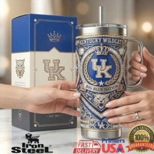 Kentucky Wildcats Big Blue Nation Diamond Edition 40oz Collector Tumbler