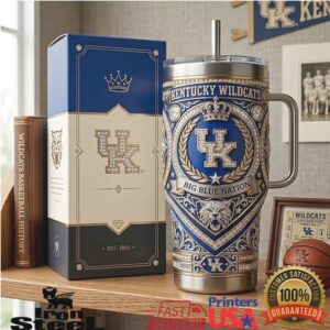 Kentucky Wildcats Big Blue Nation Diamond Edition 40oz Collector Tumbler