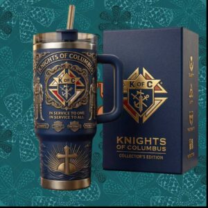 Knights of Columbus In Service To All Religious Catholic Fraternal Organization Collector Edition Tumbler