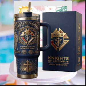 Knights of Columbus In Service To All Religious Catholic Fraternal Organization Collector Edition Tumbler