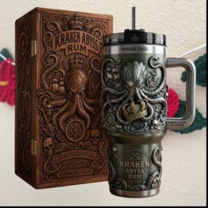 Kraken Abyss Rum Deep Sea Legend Series 2023 Sculpted Kraken Tumbler