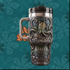 Kraken Abyss Rum Deep Sea Legend Series Collector Relief Tumbler