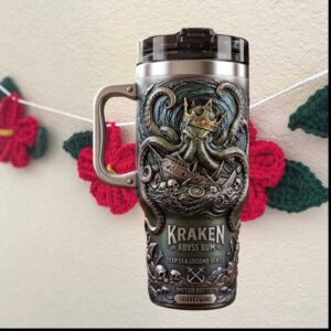Kraken Abyss Rum Deep Sea Legend Series Collector Relief Tumbler