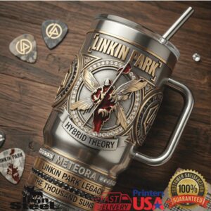 Linkin Park Hybrid Theory Meteora Legacy Tour Vintage Stainless Steel Insulated Tumbler Tumbler