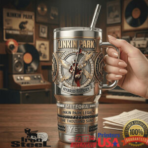 Linkin Park Hybrid Theory Meteora Legacy Tour Vintage Stainless Steel Insulated Tumbler Tumbler
