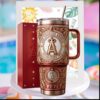 Elvis Presley 91st Anniversary King of Rock N Roll 1935 Gold Tumbler Elvis Presley 91st Anniversary King of Rock N Roll 1935 Gold Tumbler
