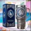 Kansas City Royals Royal Heritage Established 1969 Silver Baseball Tumbler Kansas City Royals Royal Heritage Established 1969 Silver Baseball Tumbler