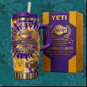 Los Angeles Lakers 100th Anniversary 1947 2027 Professional Basketball Showtime Tumbler