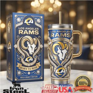 Los Angeles Rams Born To Rise Bold Legacy Edition 40oz Tumbler