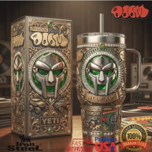 MF DOOM All Caps Operation Doomsday Vintage Hip Hop Fan Gift Stainless Steel Insulated Tumbler