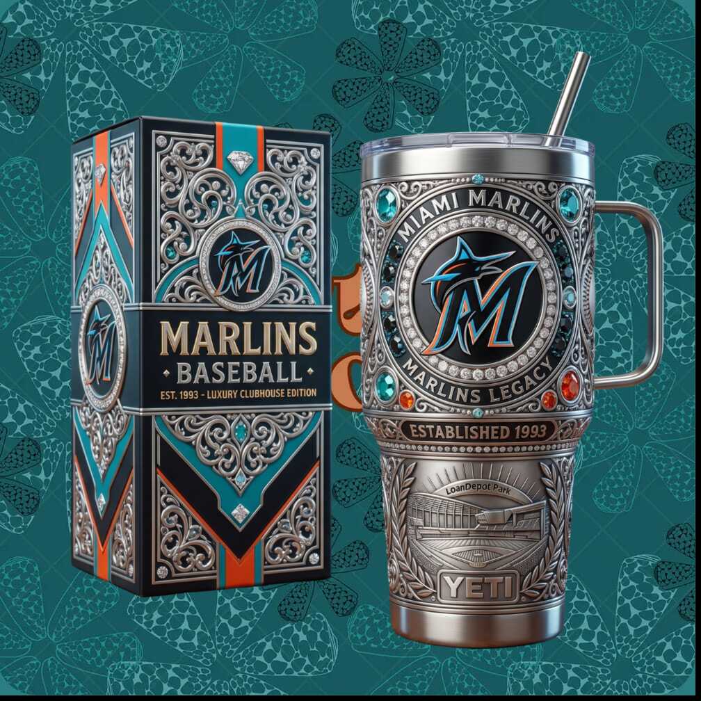 Miami Marlins Legacy Established 1993 Luxury Clubhouse Edition Vintage Style Gift For Fans Tumbler Miami Marlins Legacy Established 1993 Luxury Clubhouse Edition Vintage Style Gift For Fans Tumbler