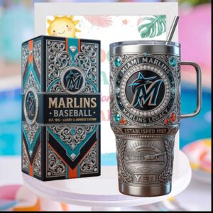 Miami Marlins Legacy Established 1993 Luxury Clubhouse Edition Vintage Style Gift For Fans Tumbler