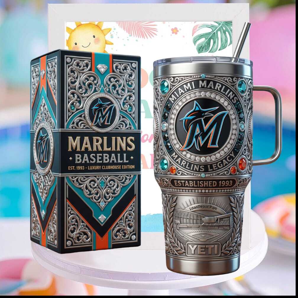 Miami Marlins Legacy Established 1993 Luxury Clubhouse Edition Vintage Style Gift For Fans Tumbler Miami Marlins Legacy Established 1993 Luxury Clubhouse Edition Vintage Style Gift For Fans Tumbler