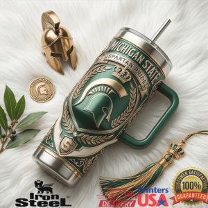 Michigan State Spartan Pride College Sports Team Fan Men Women Gift Tumbler