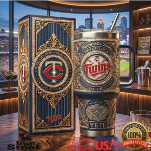 Minnesota Twins Baseball Twin Cities Pride Luxury Clubhouse Edition Fan Apparel Tumbler