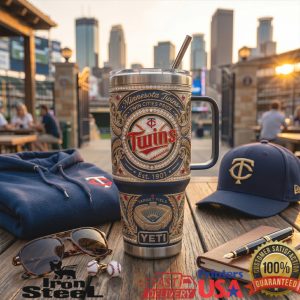 Minnesota Twins Baseball Twin Cities Pride Luxury Clubhouse Edition Fan Apparel Tumbler