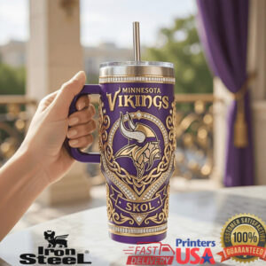 Minnesota Vikings Norse Legacy Edition 40oz Tumbler Skol Collector's Series
