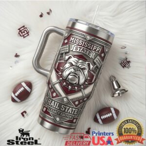 Mississippi State Bulldogs Hail State Legacy Edition NCAA Football Gameday Fans Vintage Tumbler