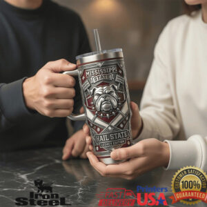 Mississippi State Hail State Bulldog Legacy Edition 40oz Vacuum Insulated Tumbler