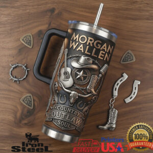 Morgan Wallen Southern Outlaw Edition Country Music Soul Retro Style Tumbler