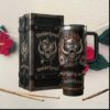 Marvel Black Panther Wakanda Forever Purple Glow Superhero Commemorative Warrior Stainless Steel Insulated Tumbler Marvel Black Panther Wakanda Forever Purple Glow Superhero Commemorative Warrior Stainless Steel Insulated Tumbler