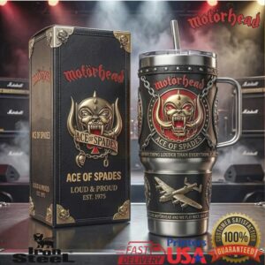 Motorhead Ace of Spades Loud and Proud Est 1975 Vintage Heavy Metal Rock Fans Tumbler