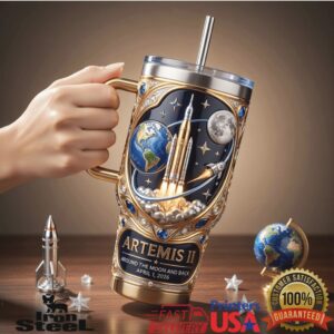 NASA Artemis II Around The Moon April 1 2026 Space Mission Tumbler