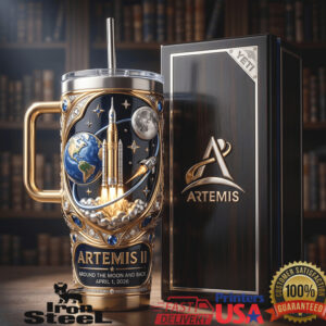 NASA Artemis II Around The Moon April 1 2026 Space Mission Tumbler