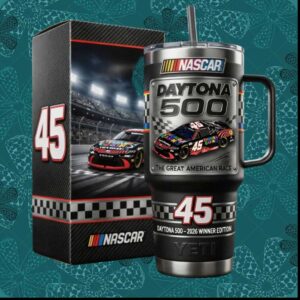 NASCAR Daytona 500 2026 Winner Edition Number 45 Racing Fans Tumbler