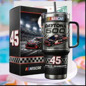 NASCAR Daytona 500 2026 Winner Edition Number 45 Racing Fans Tumbler
