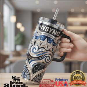 NSYNC Pop Unity Forever Boy Band Reunion Tour Style 90s Nostalgia Gifts For Women Stainless Steel Insulated Tumbler