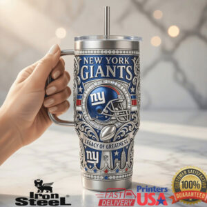 New York Giants Legacy of Greatness 40oz Collector’s Series Tumbler