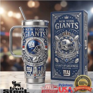 New York Giants Legacy of Greatness 40oz Collector’s Series Tumbler