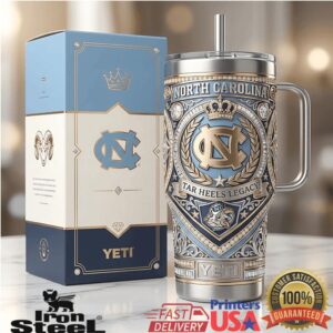 North Carolina Tar Heels Legacy Edition Royal Blue 40oz Tumbler