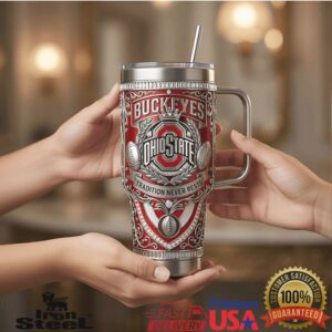 Ohio State Buckeyes Legacy Champion Edition NCAA Football Tumbler