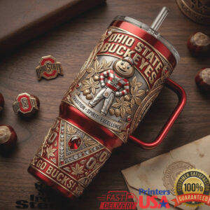 Ohio State Buckeyes Script Ohio Tradition Heritage Edition Red Yeti Tumbler