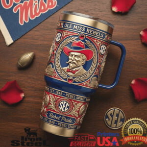 Ole Miss Rebels Rebel Pride 40oz Tumbler SEC Collegiate Spirit Series