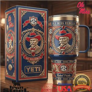 Ole Miss Rebels Rebel Pride 40oz Tumbler SEC Collegiate Spirit Series