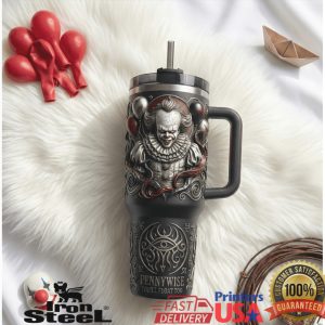 Pennywise It Clown Horror Movie Halloween Evil Clown Character You_ll Float Too Fan Tumbler