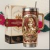 Oklahoma City Thunder NBA Basketball Team Spirit Ornate Filigree Luxury Fan Stainless Steel Insulated Tumbler Oklahoma City Thunder NBA Basketball Team Spirit Ornate Filigree Luxury Fan Stainless Steel Insulated Tumbler