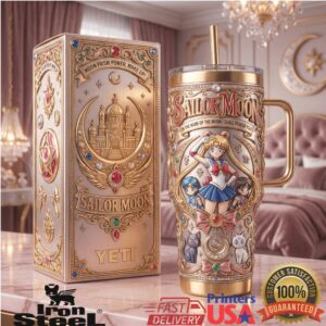 Sailor Moon Crystal Moon Prism Power Anime Magical Girl Fan Gift Stainless Steel Insulated Tumbler