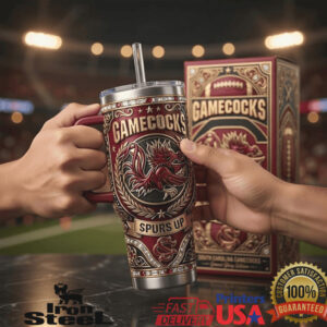 South Carolina Gamecocks Spurs Up Garnet Glory Edition 40oz Tumbler