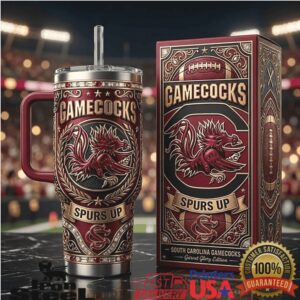 South Carolina Gamecocks Spurs Up Garnet Glory Edition 40oz Tumbler