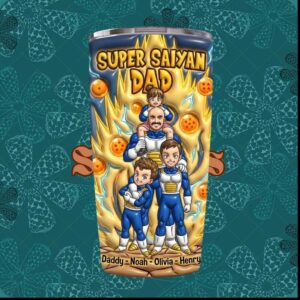 Super Saiyan Dad Dragon Ball Z Custom Family Names Tumbler