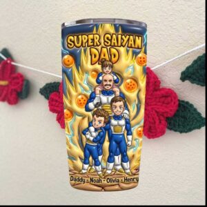 Super Saiyan Dad Dragon Ball Z Custom Family Names Tumbler