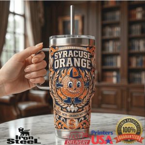 Syracuse Orange NCAA Legacy Of Fire Edition Est 1870 College Sports Fan Tumbler